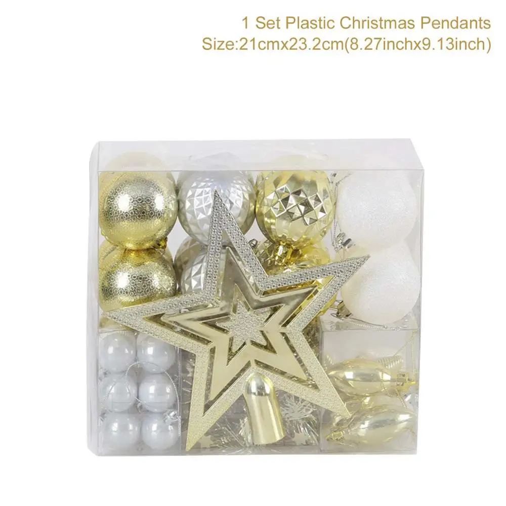 Christmas ornaments2 PATIMATE Рождественская елка юбка украшения Рождественская елка Подвески рождественские украшения для дома Navidad Новогодняя - Цвет: Christmas ornaments2