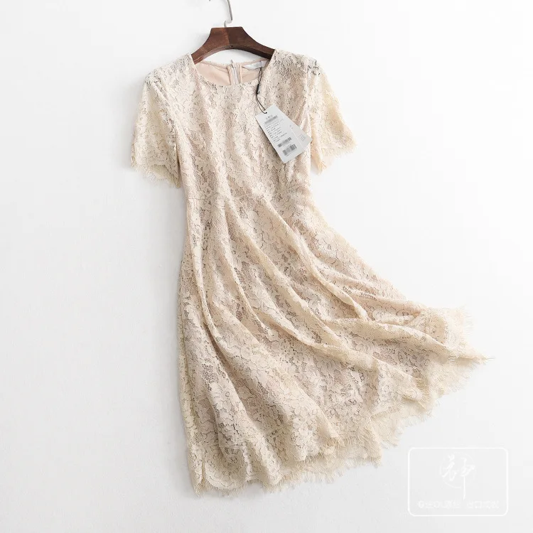 

One's Artistic Lace Elegant Young Dress Waist Hugging Skirt Women's Entity