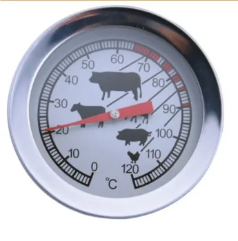 

Metal Instant Read Probe Beef Thermometer BBQ Food Cooking Meat Gauge 0-120 Degree
