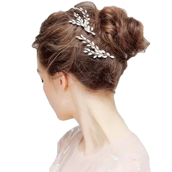 

Bridal Tiara Insert Comb Crystal Hair Comb Handmade Jewelry Hairpin Wedding Accessories Colored Bridal Headpieces