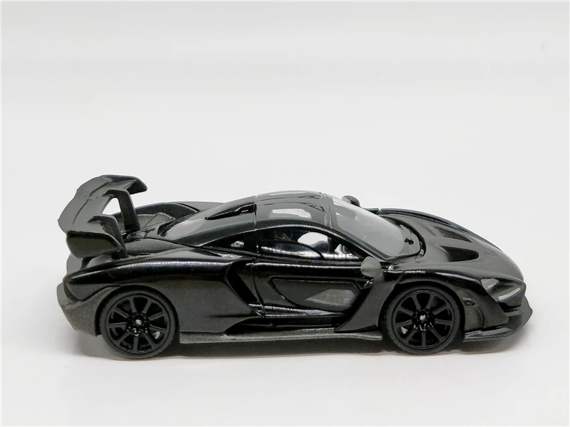 Мини GT 1: 64 Mc Laren Senna оникс Игрушечная машина из сплава игрушки для детей литой модельный автомобиль подарок на день рождения