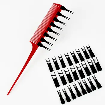 

Y10-205 Multipurpose Teeth Hairstyling Dye Comb Hair Coloring Streaking Dyeing Pigment Coating Barber Styling Brush