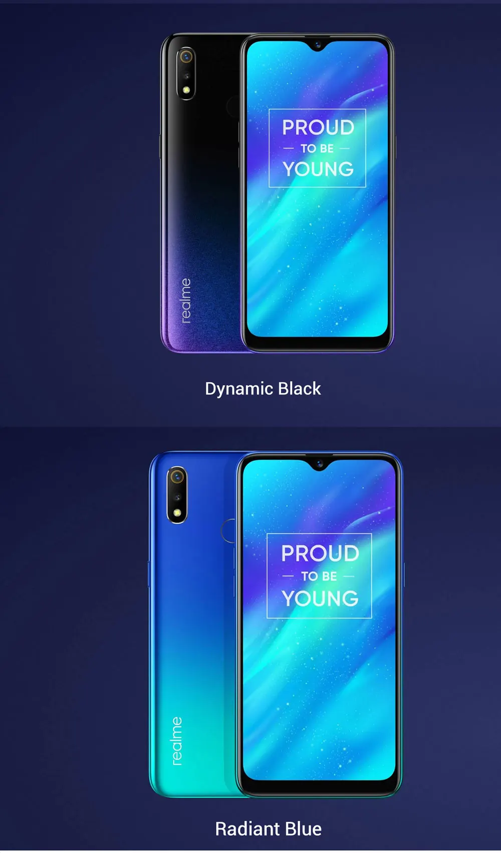Мобильный телефон Realme 3 rmx1821, версия RU, 6,22 дюймов, 3 Гб ОЗУ, 32 Гб ПЗУ, Восьмиядерный, двойная тыловая камера, 13 МП, 2 МП, Android 9,0, 4230 мАч, мобильный телефон