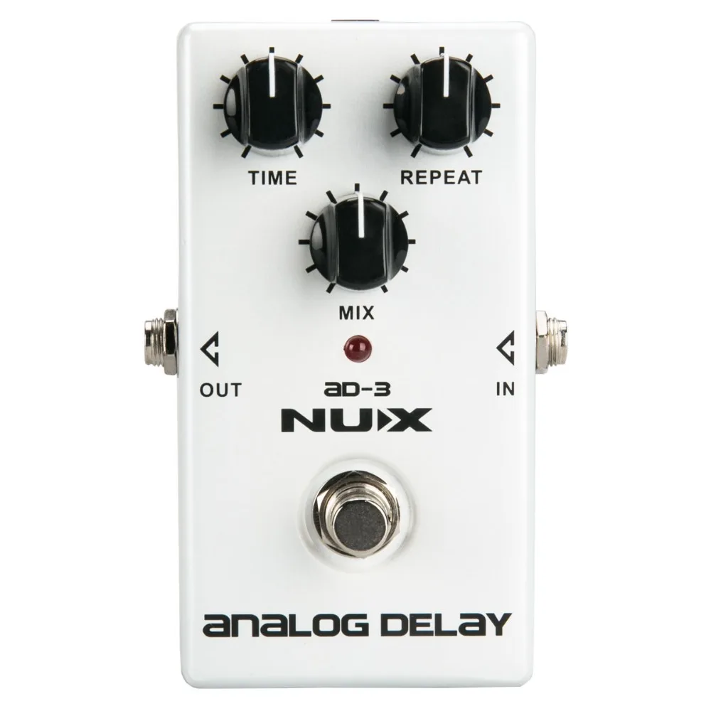 NUX Analog Delay Guitar Effect Pedal 100% analogue circuit，warm ベスト商品 