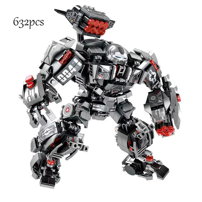 2022 Marl's Building Blocks Bricks Iron man Hulkbuster War Machine Super Heroes Infinity War Children Kids Toys Gifts