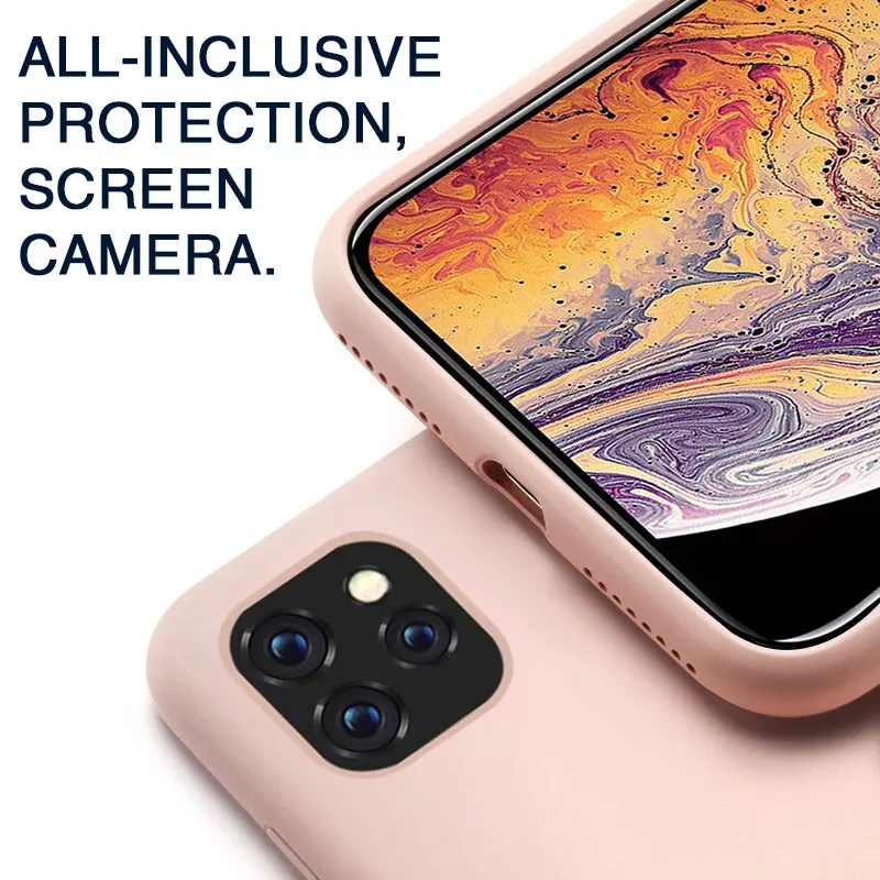 Силиконовый чехол для iPhone 11 Pro Max, чехол из мягкого ТПУ, матовый цветной чехол для телефона s, чехол для iPhone 6, 7, 8 Plus, 6 S, XS Max, XR X, чехол