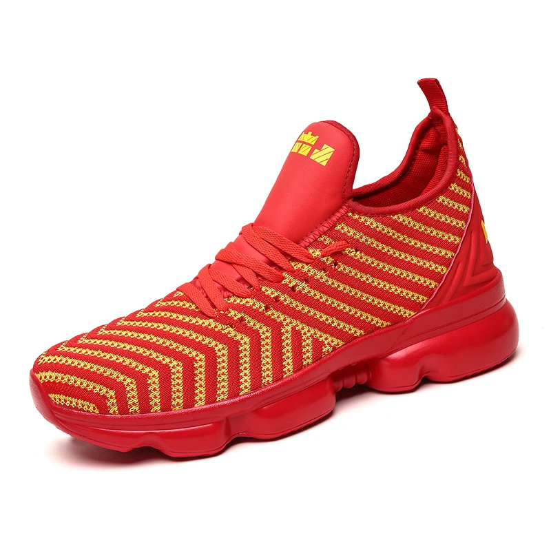 Баскетбольная обувь мужские беговые кроссовки мужские кроссовки LBJ Basket мужские тренировочные ботинки для спортзала ботильоны модные спортивные кроссовки для пары - Цвет: orange red