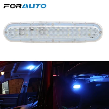 

FORAUTO LED Car Interior Reading Light Auto Roof Magnet Lamp Car-styling Dome Vehicle Indoor Ceiling Lamp USB Charging