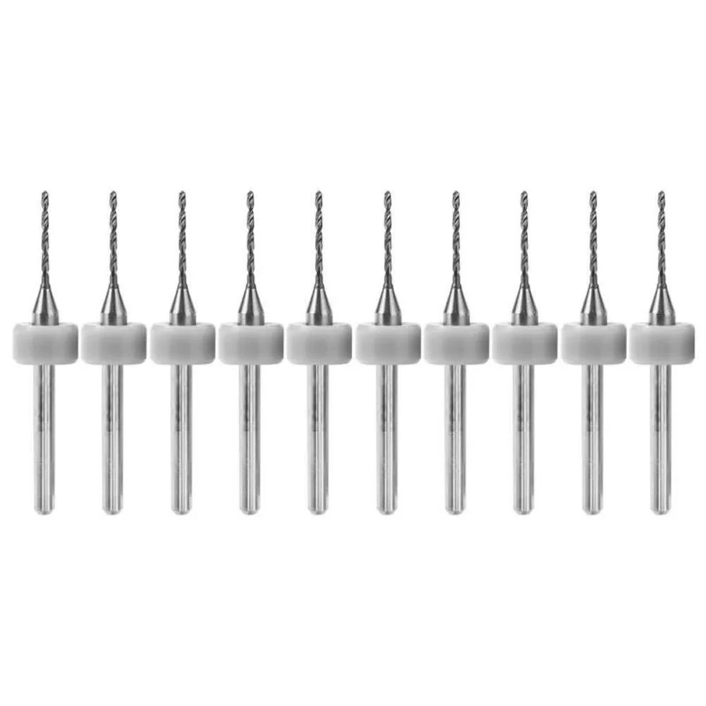 

Power Tools PCB Drill Bits Supplies 10pcs Circuit Board Carbide Acrylic Wood