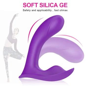 10 Speeds Panties Vibrators Clit Stimulate Wearable Dildo Vibrator Sex Toy For Adult Women Female Masturbator Remote Control 2