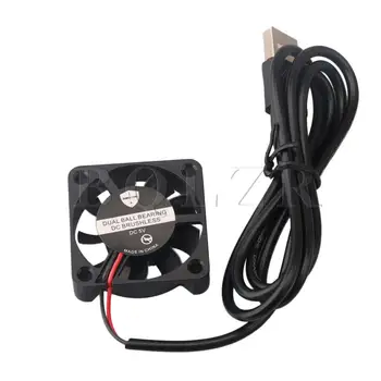 

BQLZR 5V DC Lightweight Square Plastic Cooler Fan Silent Version Part Black