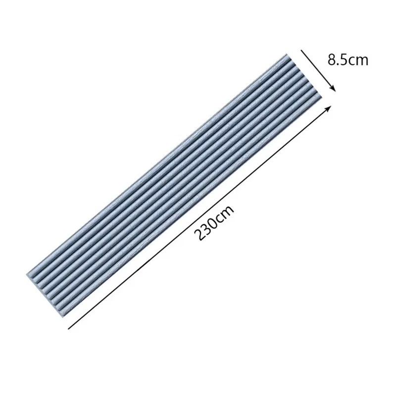 New 3D Foam Muur Taille Lijn 230Cm Decor Muursticker Waterdichte Zelfklevende Grens Top Hoek Lijn Diy muur Rand Strip