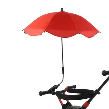 Картинка Универсальный Детский капюшон для коляски Зонт Солнцезащитный УФ козырек для коляски, универсальный зажим зонт
