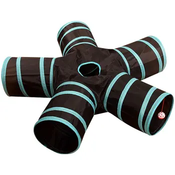

1 pcs Cat Toy Dog Toy Three Channel Tunnel Toy Dog Cat Tunnel Toy Cat Channel Rolling Totoro Tunnel tee