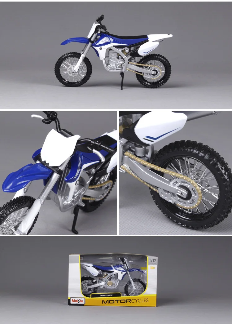 Maisto 1:12 Yamaha 450F моделирование сплав мотокросса серии авторизованный игрушечный мотоцикл автомобиль Коллекционирование подарки