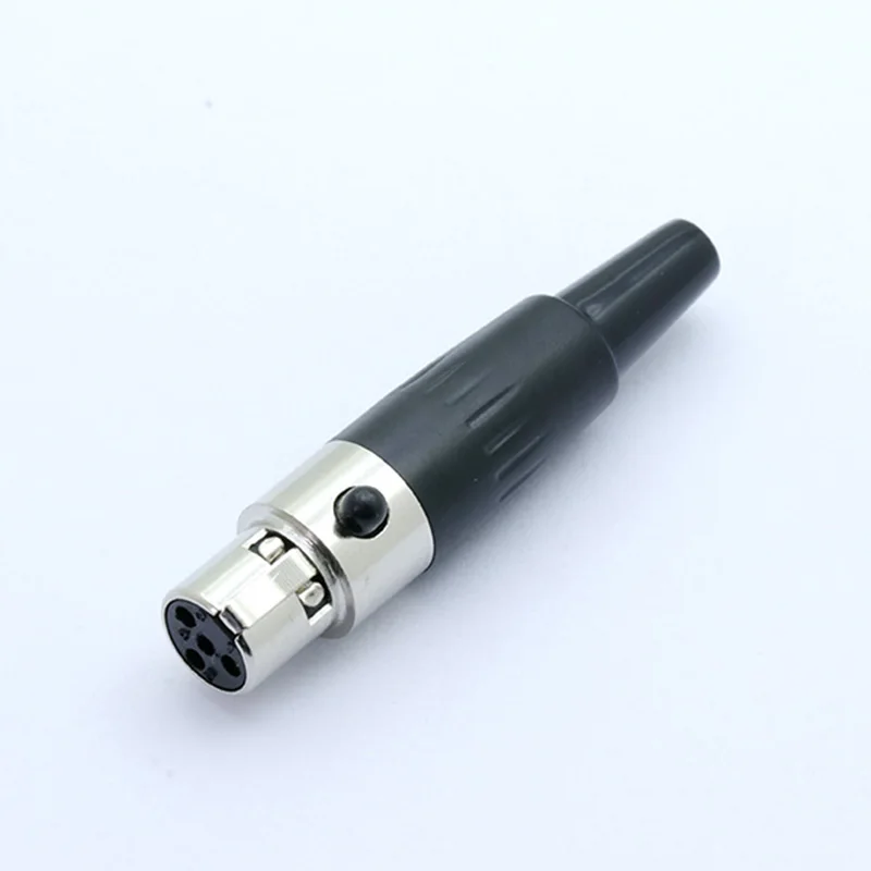 1 шт. мини XLR 3 4 5 Штекерная вилка маленький XLR аудиоразъем для микрофона микрофон для пайки кабеля прямой