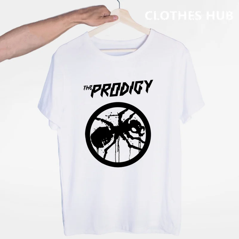 THE PRODIGY EXPERIENCE Metal rock Band футболка с круглым вырезом и короткими рукавами Летняя