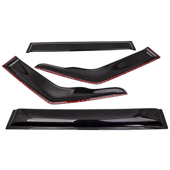 

4pcs Weathershield Window Sun Visor for Nissan Patrol GQ Y60 1988-97 Auto mirror