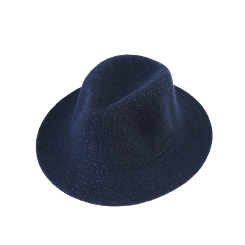 Модная детская шапка, зимняя Шерстяная кепка джазовая фетровая шляпа, детские шапки для девочек, регулируемая однотонная шапка для мальчиков, 1 шт., для детей возрастом от 2 до 5 лет