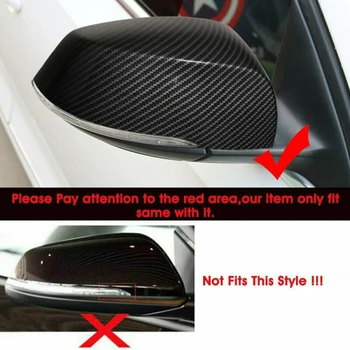 

2pcs Mirror Cover Auto Carbon Fiber Style For BMW F20 F21 F23 F30 Rearview