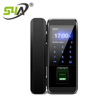 

Digital Biometric fingerprint smart lock pincode Keypad and ID card for glass door iGlass300