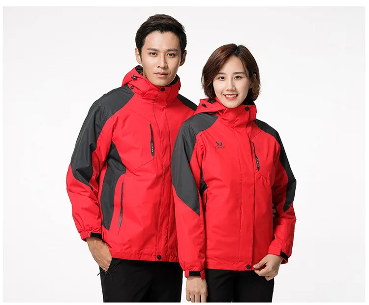 Женская GORE-TEX куртка, три в одном, матовый и толстый комплект из двух предметов, дизайнерский осенне-зимний открытый водонепроницаемый популярный