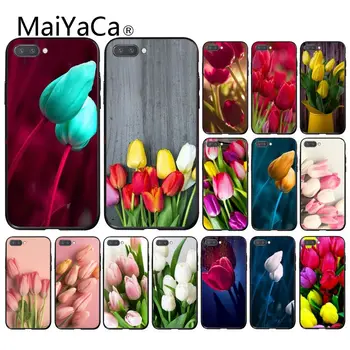 

Maiyaca Tulip flower Phone Case for Huawei Honor 8X 9 10 20 Lite 7A Pro 7C 10i 9X Pro Play 8C
