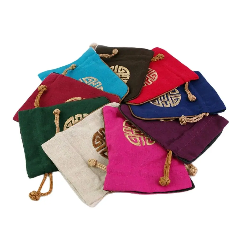 5pcs Jewelery Gift Bags Drawstring Pouch Wedding Party Favors Multi Color 12*15cm | Украшения и аксессуары