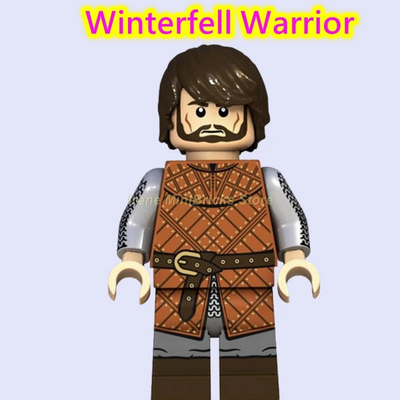 Игра престолов Сезон 8 ночь король Джон Сноу Дейенерис Arya Stark Cersei Lannister Льда и Огня строительные блоки игрушки для детей - Цвет: Winterfell Warrior