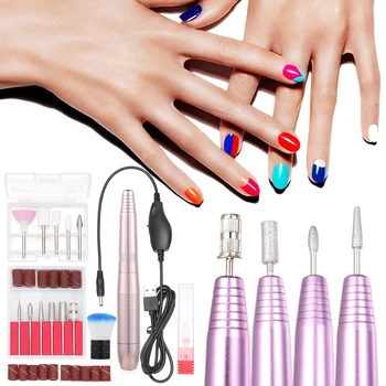 

1 Set Professional Electric Nail Drill Machine Kit Manicure Machine Nail Art Pen Pedicure Nail File Nail Art Tools Kit