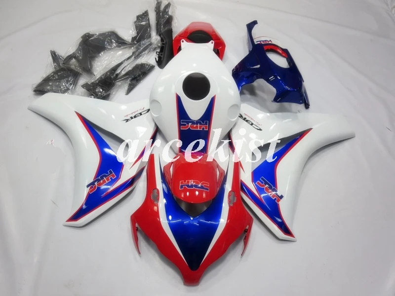 Литьевая Форма ABS мотоцикл обтекатель комплект Подходит для Honda CBR1000RR 08 09 10 11 2008 2009 2010 2011 тела набор красный белый синий