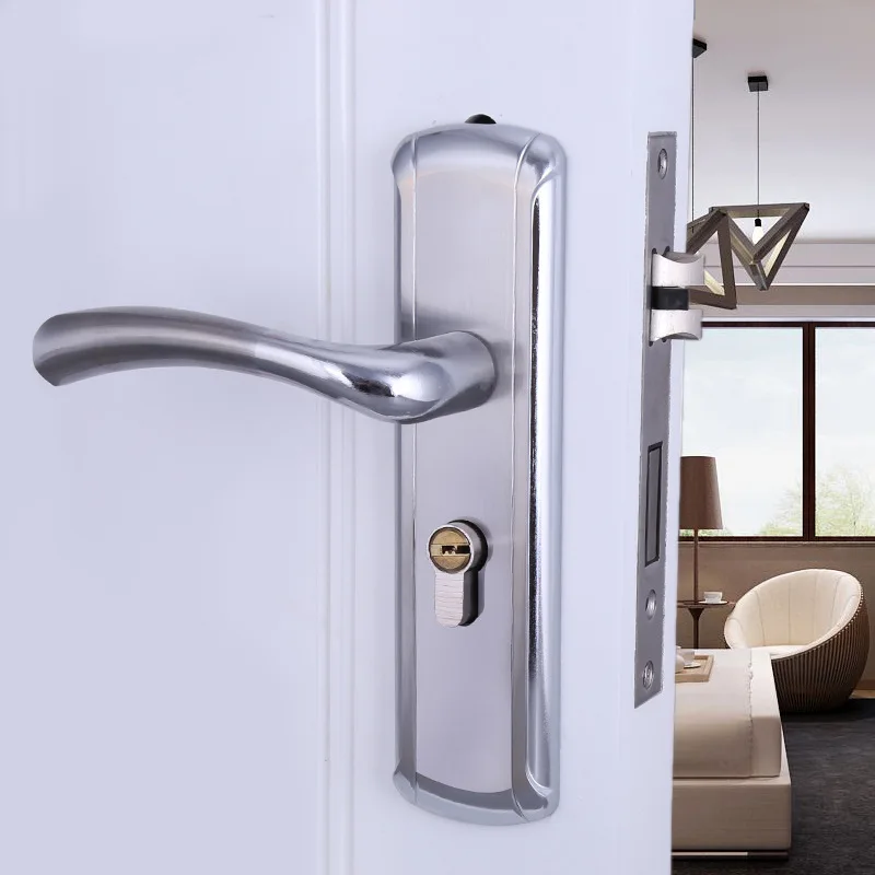 

Manufacturers Direct Selling Customizable Anti-Stainless Steel Handle Lock Bedroom Door Lock Mute Hardware Locks 615-69