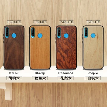 

Original Natural Wood Wooden Bamboo Case TPU Shock Proof Phone Shell Back Protective Cover for Huawei P30 P30 Pro P30 Lite