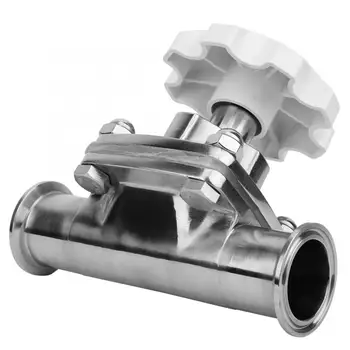 

Manual Flush Valve Shut-off Valve Diaphragm Valve Stainless Steel Good Anti-Seepage Effect for Weak Acid and Alkali Medium