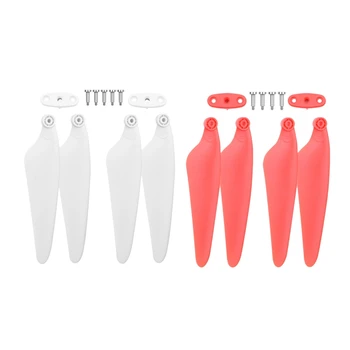 

2 Set Accessories Propeller for Hubsan Zino H117S Aerial Four-Axis Aircraft Accessories Rc Drone Positive Reversal Paddle - Whit
