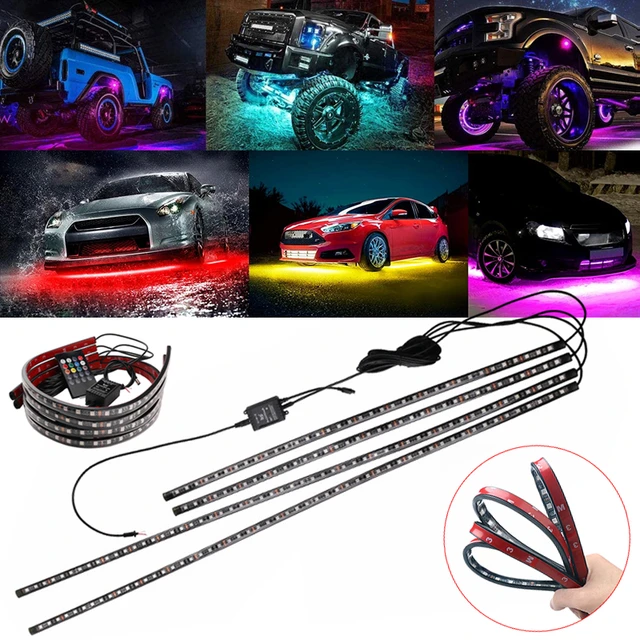 Como Instalar Luces LED debajo del coche UNDERGLOW 