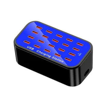 

USB HUB Splitter 100W 20Port USB Wall Charger Adapter Smart Charging Station for iPad PDA for SamsungP1000