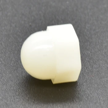 

20/10Pcs DIN1587 M3 M4 M5 M6 M8 M10 M12 Black And White Nylon Nut Plastic Cap Nuts Decorative Acorn Nut