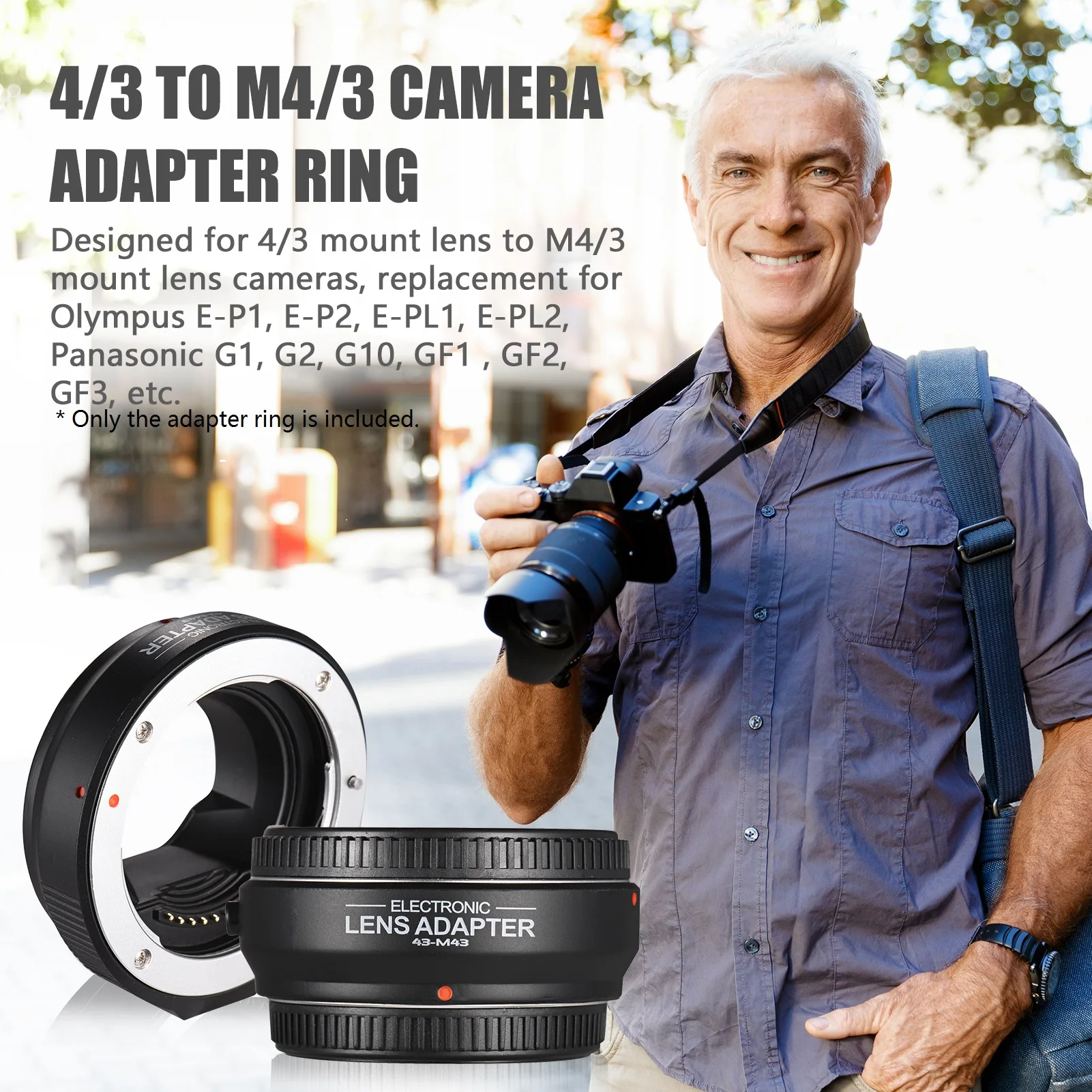 FOTGA OEM4/3(AF) 4/3 to M4/3 ī޶    Ʈ, øǪ 4/3 Ʈ  ī޶ E-P1 E-P2 E-PL1 E-PL2