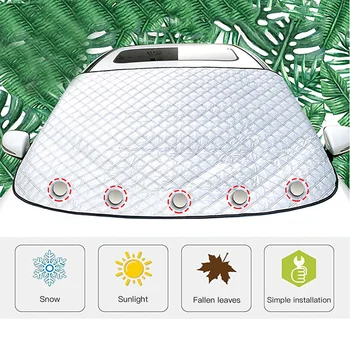 

Car Snow Shield Sunshade Windshield Cover Glass Cover Windshield Anti-frost Thicken Sun Protection Ice Blocked Protector