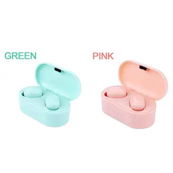 

Stereo Earset Mini Wireless Bluetooth Headphone with Charging Box TWS Voice Message Invisible Earphones Noise Reduction