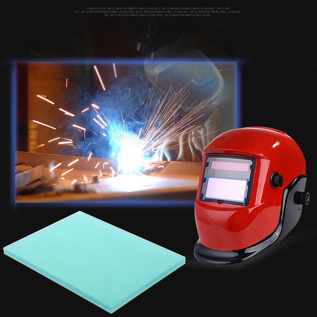 5 Pcs 115x90mm Protective Plastic Plate Auto Dimming Solder Mask Solder Filter Soldering Helmet
