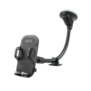 

Cell Phone Holder for Car Windshield Long Arm Car Phone Mount with One Button Design and Anti-Skid Base Car Holder for iPhone
