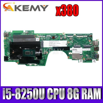 شراءلينوفو ثينك باد اليوغا X380 اللوحة الأم لأجهزة الكمبيوتر المحمول 02DA004 مع وحدة المعالجة المركزية I5-8250U 8G RAM DDR3 DTZS1 LA-F421P X380 اليوغا اللوحة الأم