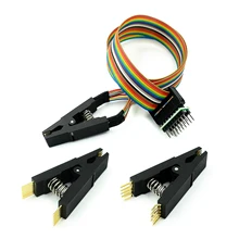 Программист тестовый зажим SOP16 SOP SOIC 16 SOIC16 контактный IC тестовый зажим SOP16 К DIP8 флэш-зажим для 25 серий RT809F TL866CS TL866A