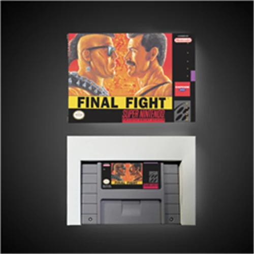 Final Fight-действующая игровая карта Версия США с розничной коробкой