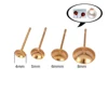 100Pcs Stainless Steel Blank Earring Stud Base Fit 4 5 6 8mm Settings DIY Jewelry Making Accessories Findings 2
