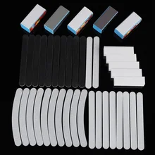 40 шт./компл. пилка для ногтей щетка для очистки пыли буферная губка блочный материал грубый песчаник УФ гель лак акриловый маникюр педикюр инструменты