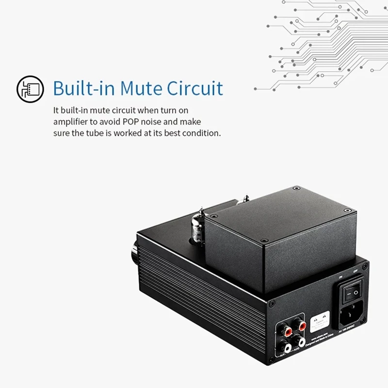 XDuoo TA 05 Hi Fi Vacuum Tube Headphone Amplifier High Quality Stereo Sound for Music Enthusiasts EU Plug