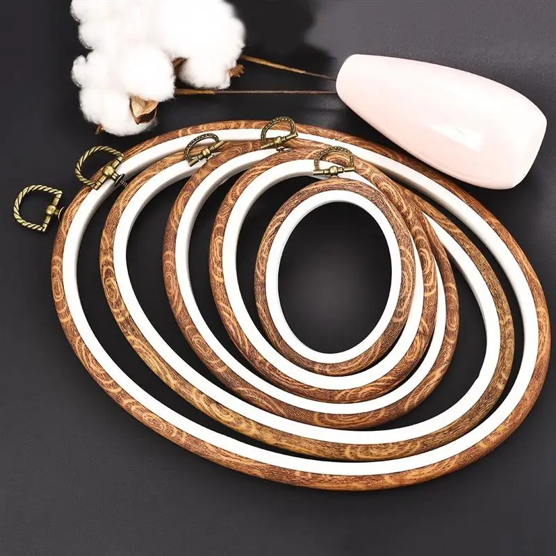 Best Seller Ring-Hoop-Tool Hoop Frame Embroidery Cross-Stitch Diy Sewing Round Plastic Retro zOKMkApLl